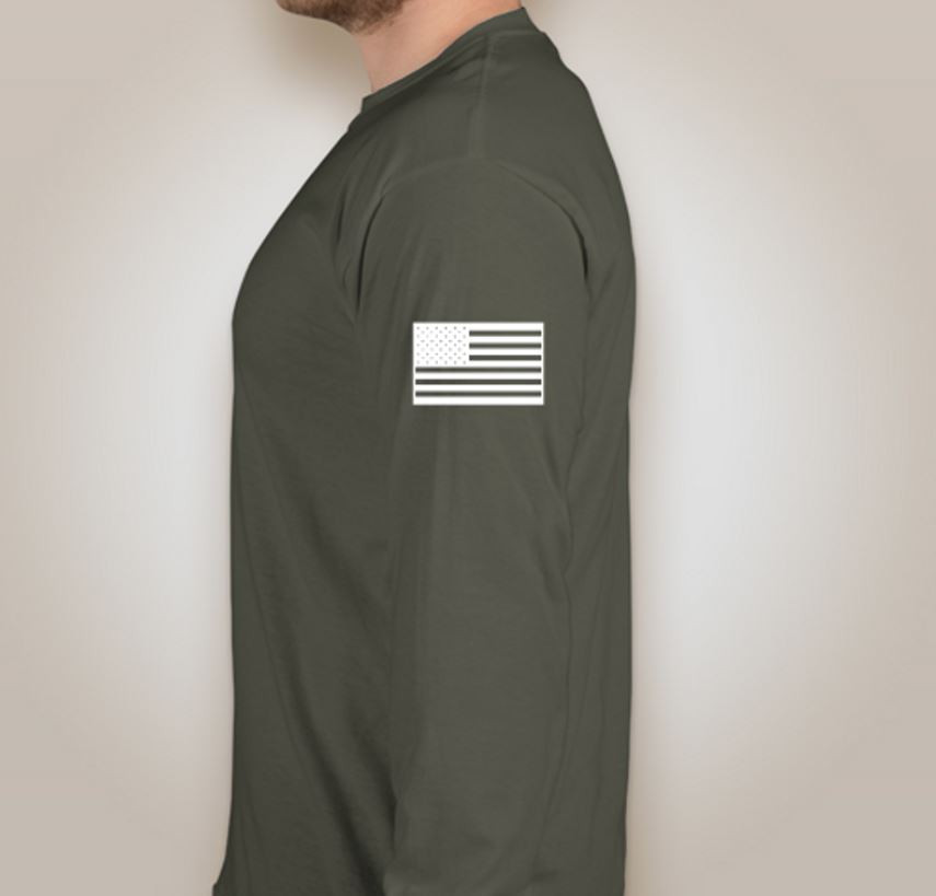 308 Tactical Long Sleeve Tactical Shirt (Moisture Wicking) - OLIVE DRAB - Image 3